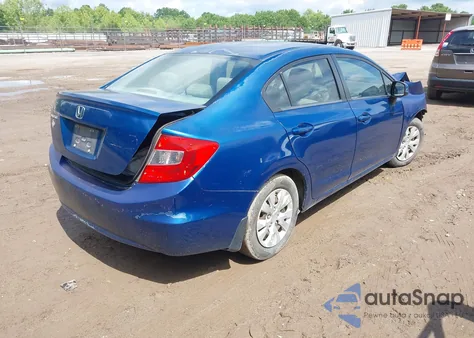 2012 Honda Civic Lx from USA, damaged, VIN 2HGFB2F55CH564439